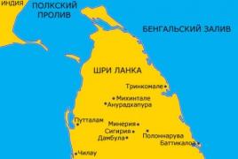 Карта Шри-Ланки на русском языке с курортами и достопримечательностями